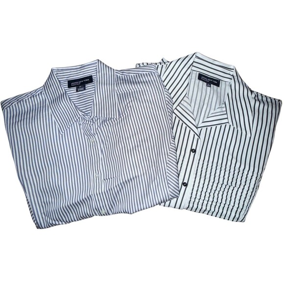 Set Of 2 Women’s Jones New York Signature Button Down Blouses Size XL - Picture 1 of 7